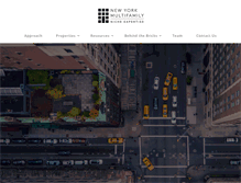 Tablet Screenshot of newyorkmultifamily.com